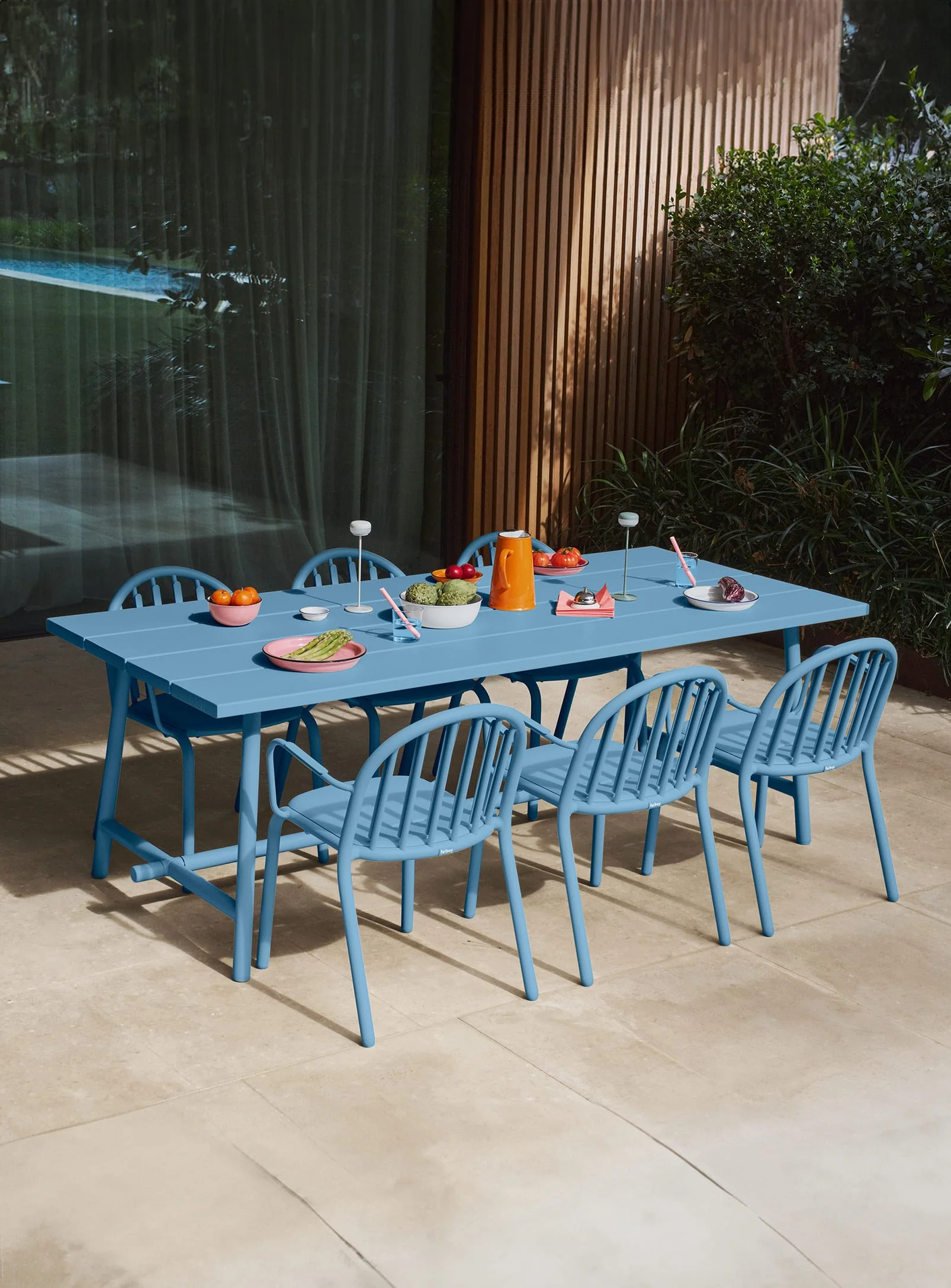 Fred's Armchair<br> Wave Blue - Image 2