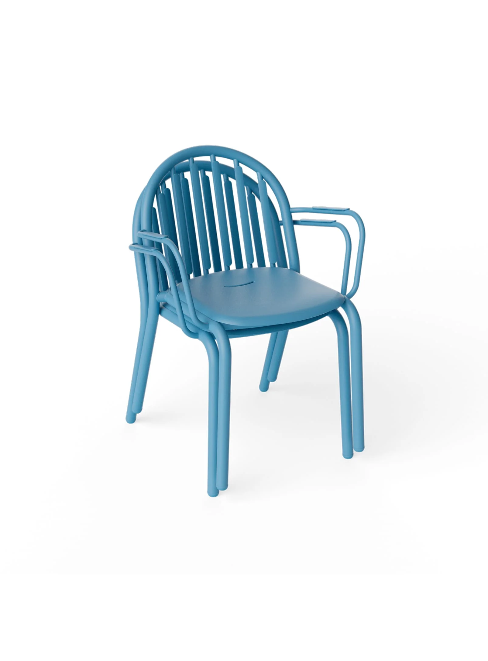Fred's Armchair<br> Wave Blue - Image 5