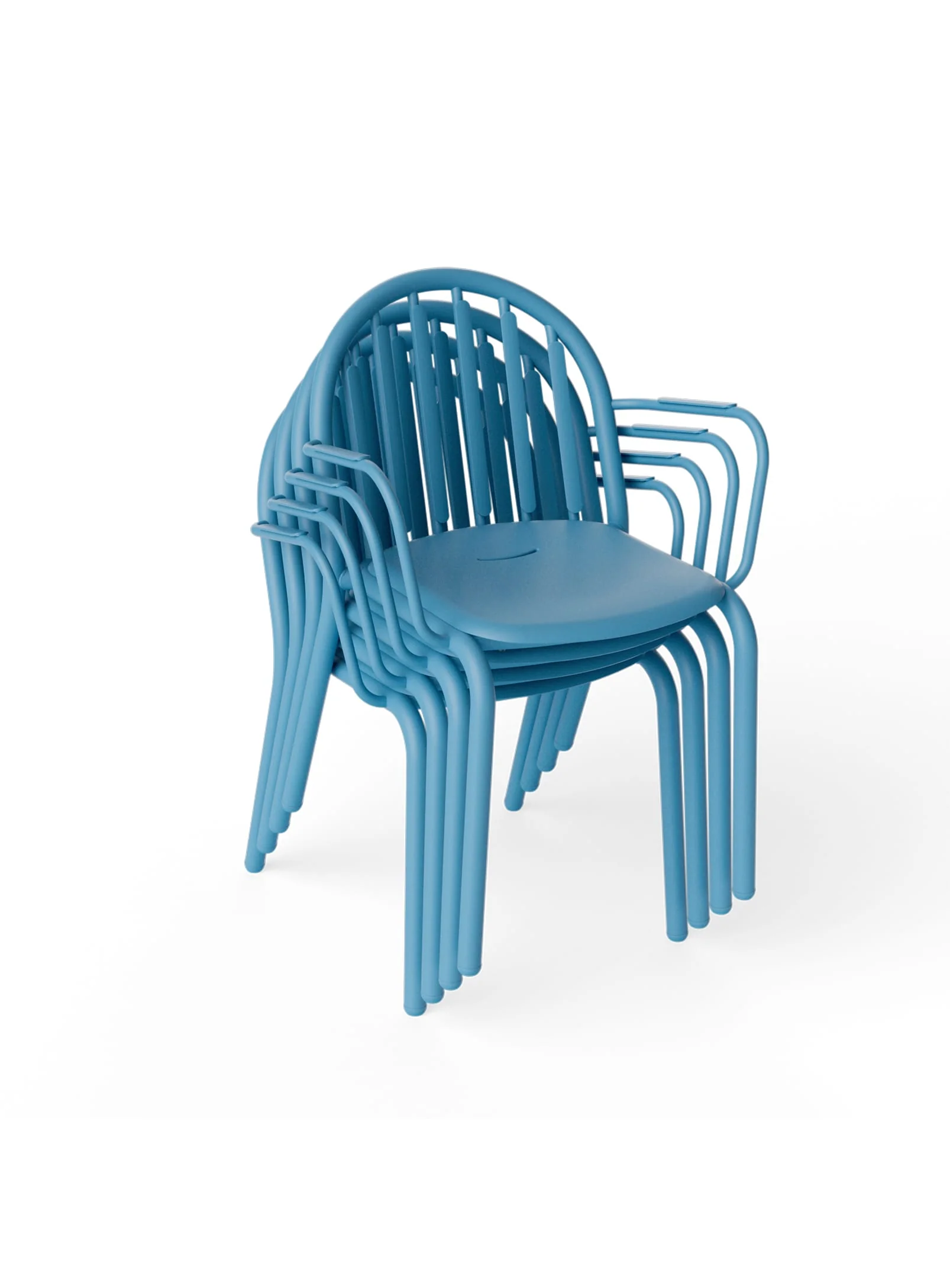 Fred's Armchair<br> Wave Blue - Image 6