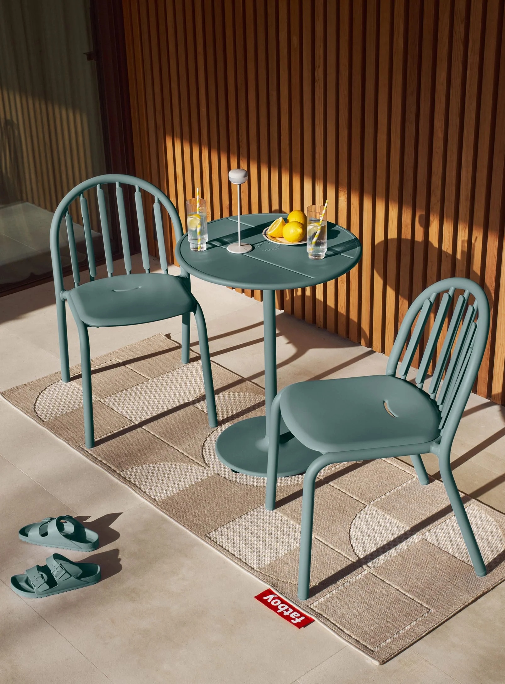 Fred's Bistro Set<br> 1 Round Table + 2 Chairs - Image 2