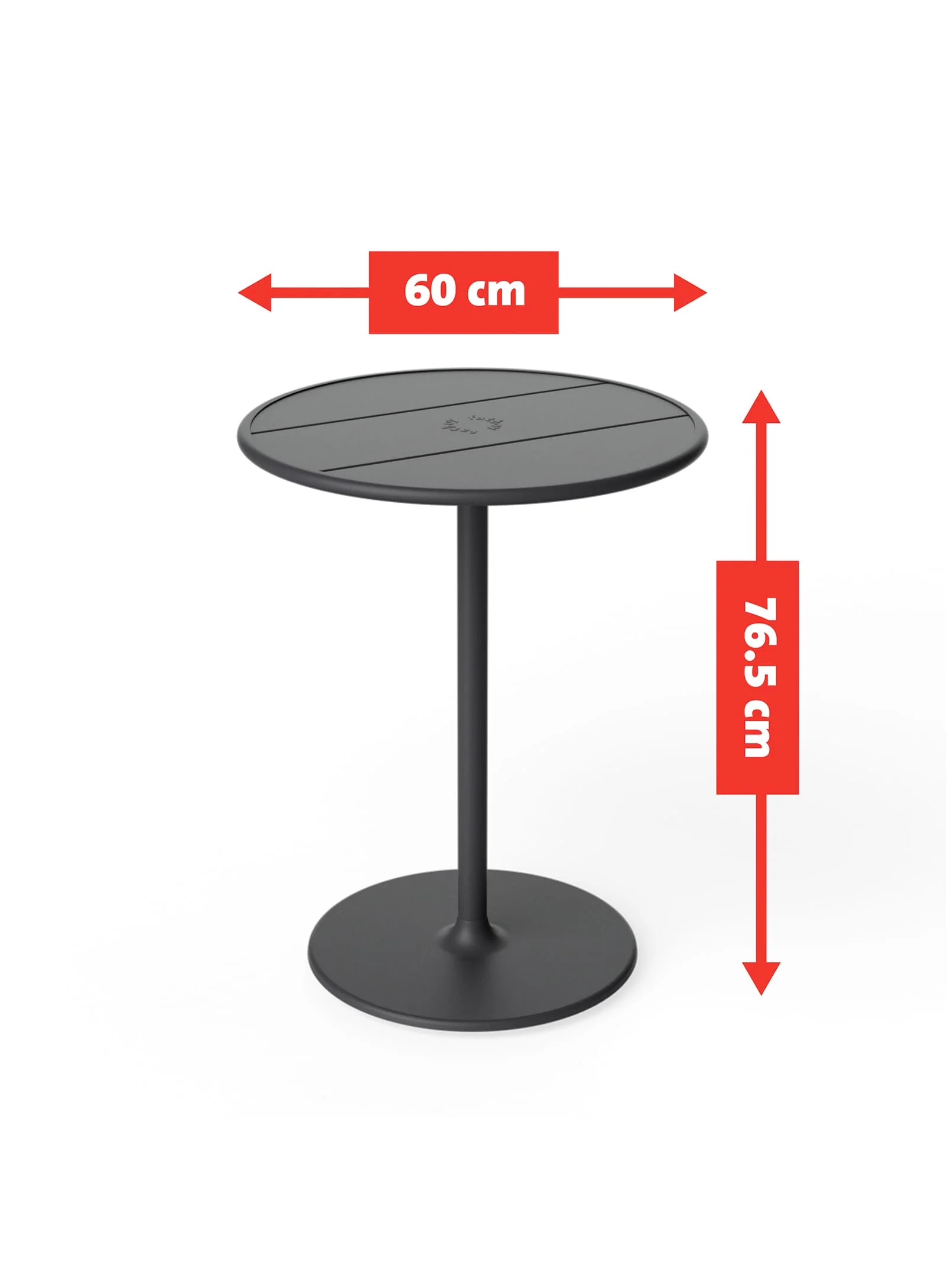 Fred's Bistro Set<br> 1 Round Table + 2 Chairs - Image 9