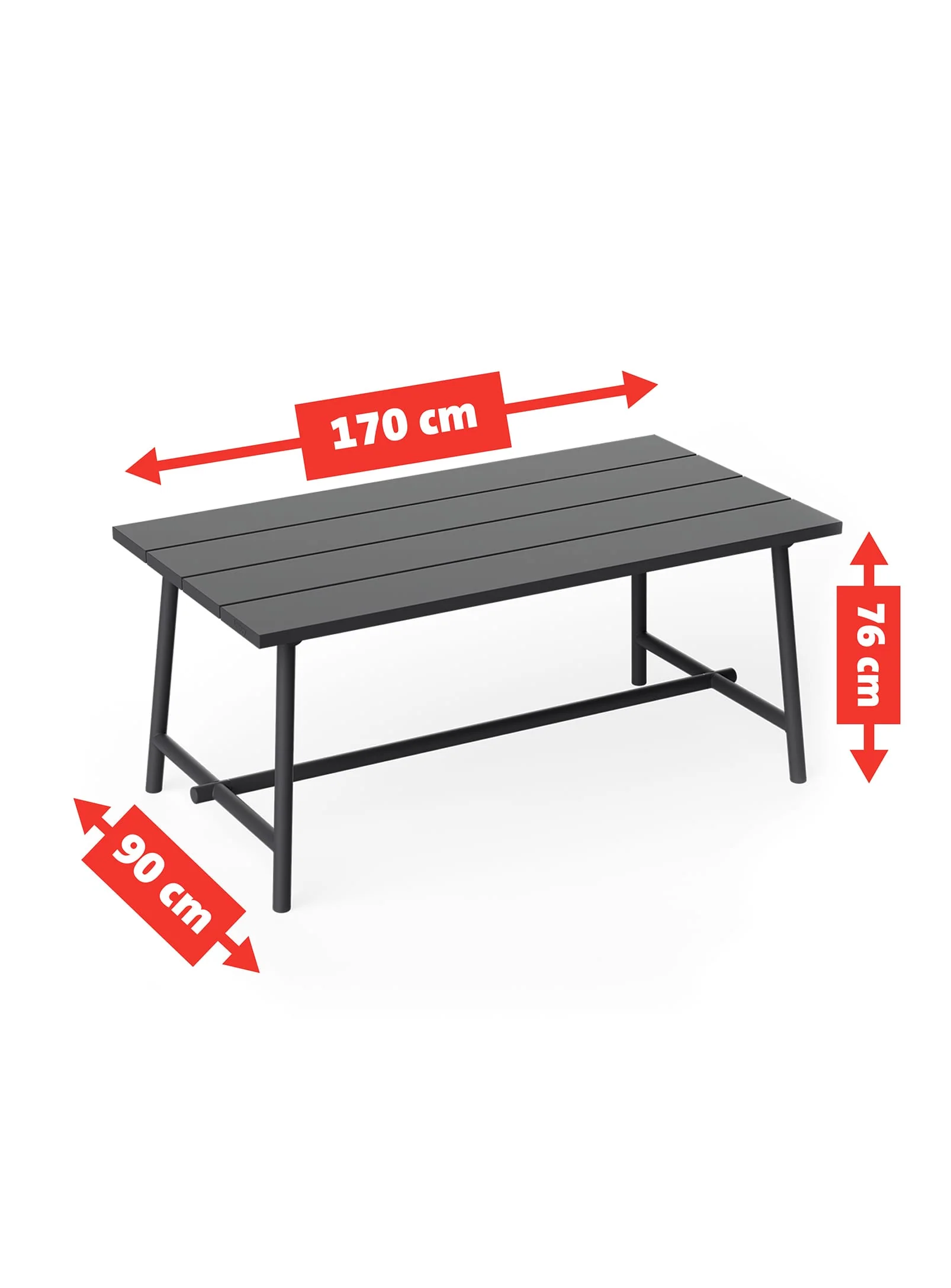 Fred's Outdoor Medium Table<br> 4 to 6-places - Image 11