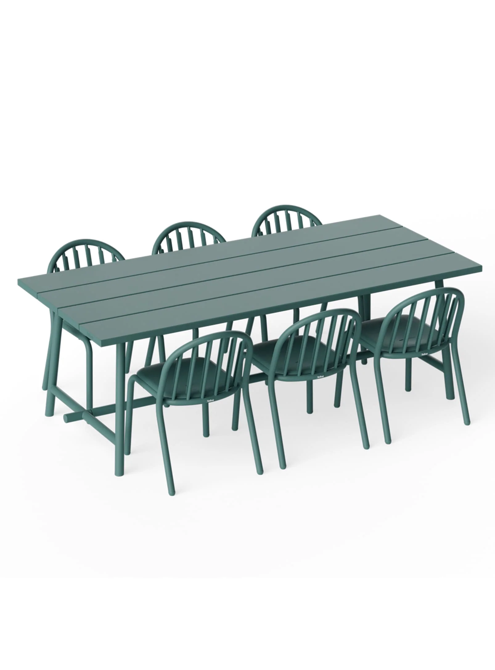 Fred's Dining Set<br> 1 Large Table + 6 Chairs - Image 22