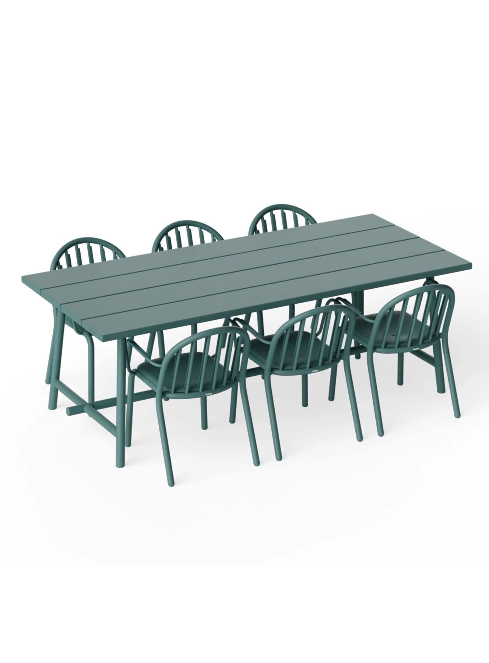 Fred's Dining Set<br> 1 Large Table + 6 Chairs - Image 26