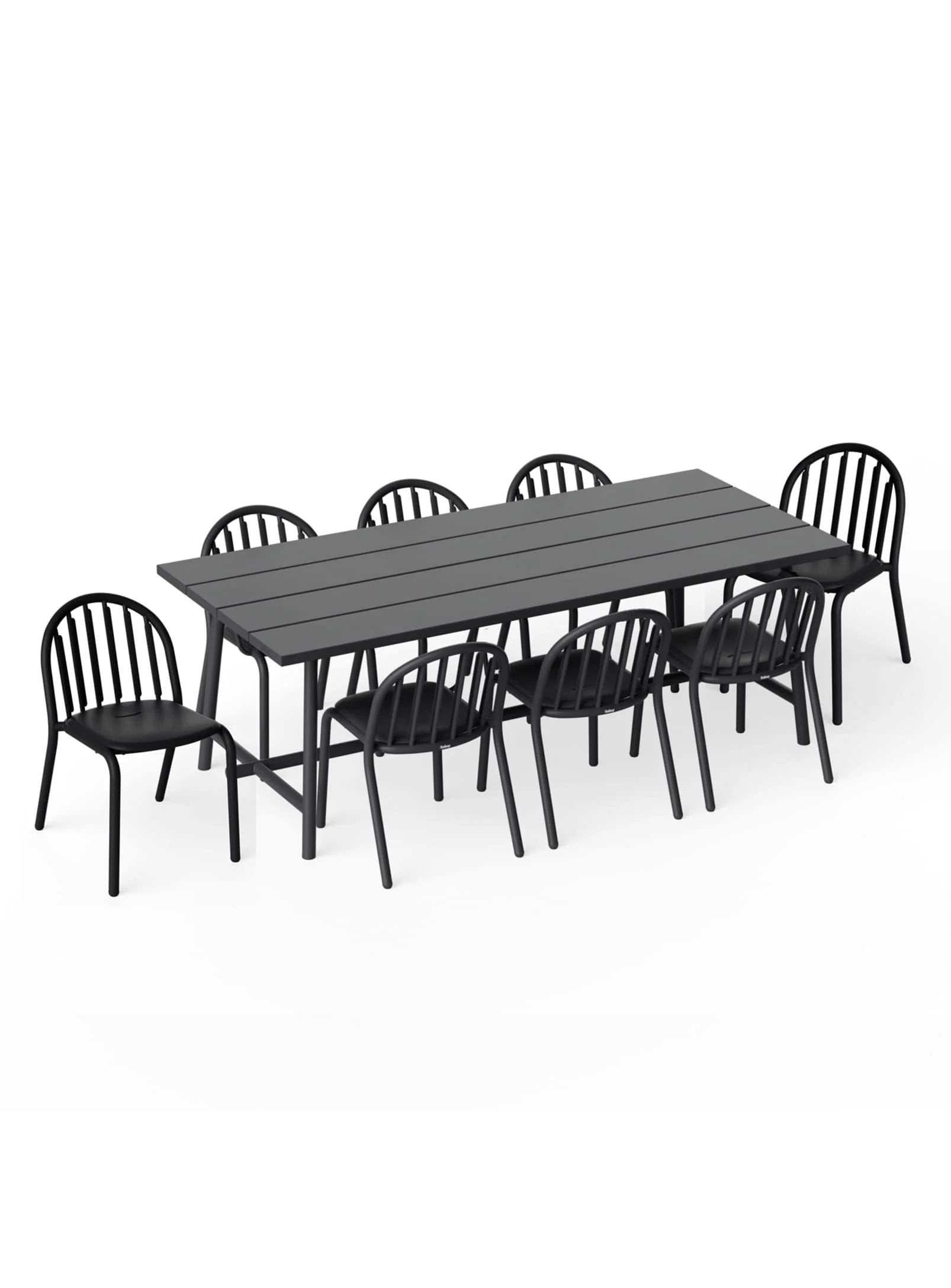 Fred's Dining Set<br> 1 Large Table + 8 Chairs - Image 13