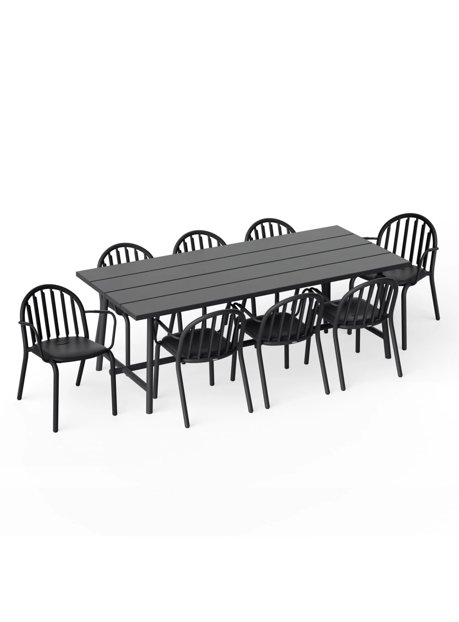 Fred's Dining Set<br> 1 Large Table + 8 Chairs - Image 16