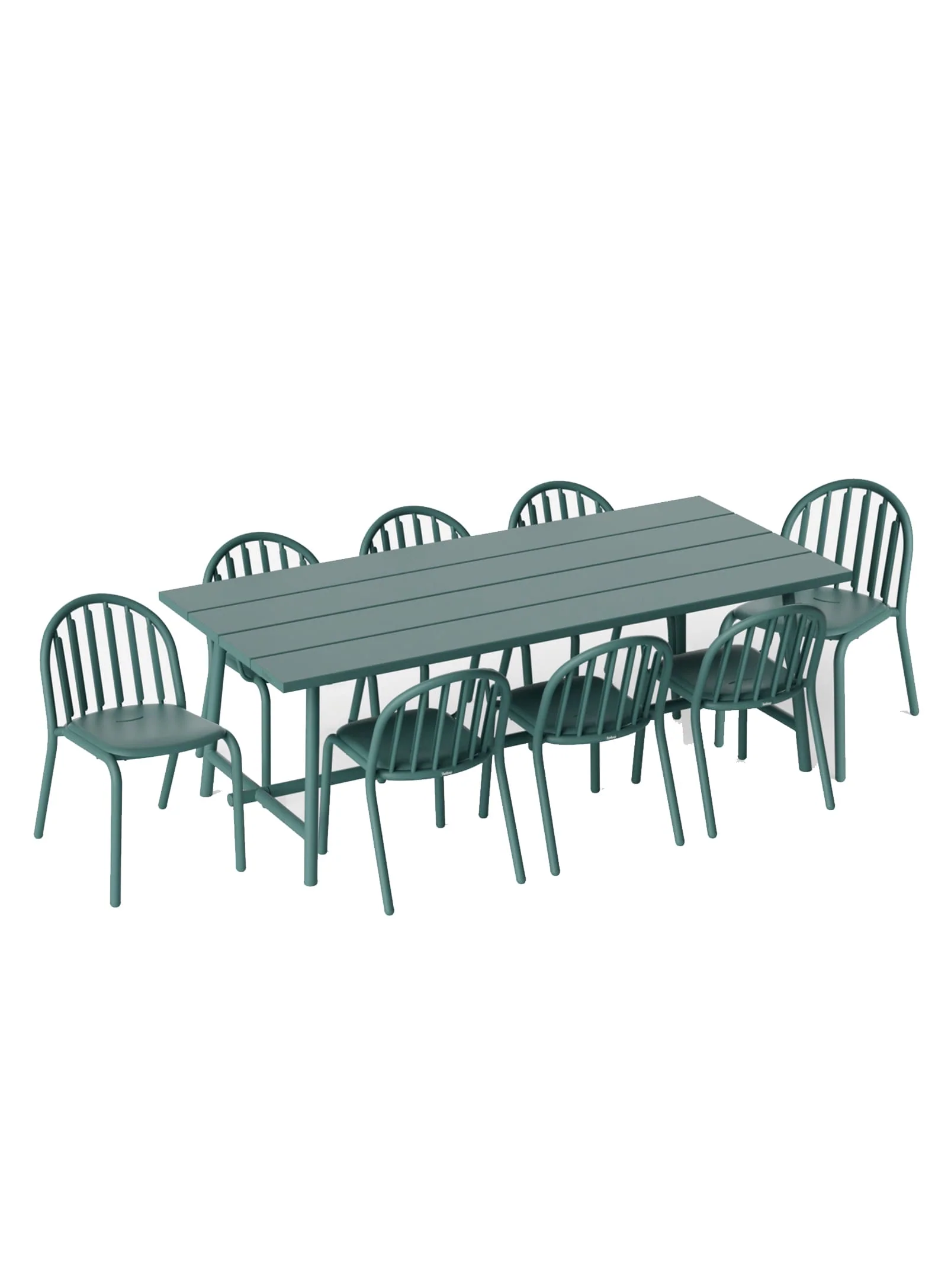 Fred's Dining Set<br> 1 Large Table + 8 Chairs - Image 17