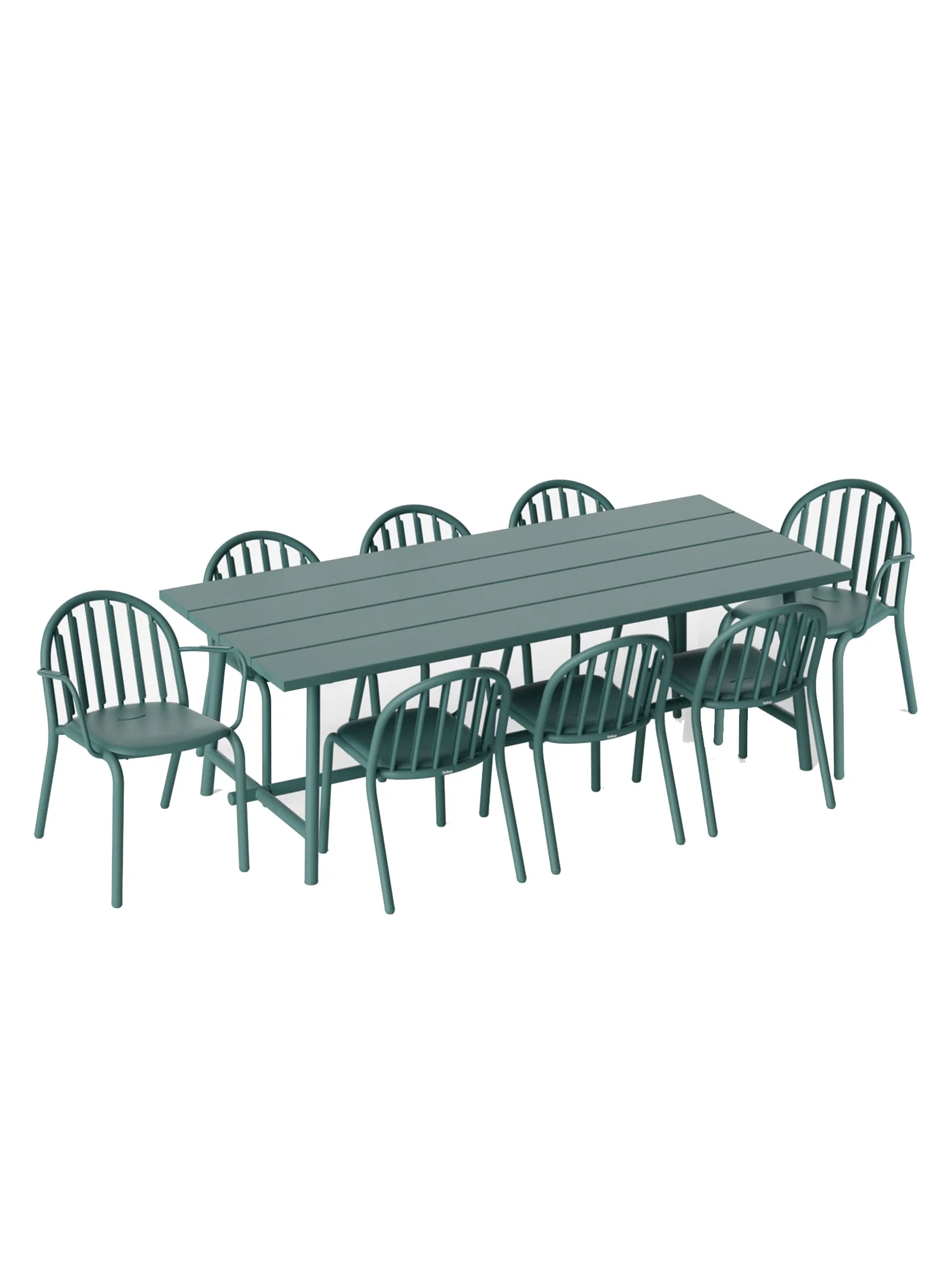 Fred's Dining Set<br> 1 Large Table + 8 Chairs - Image 18