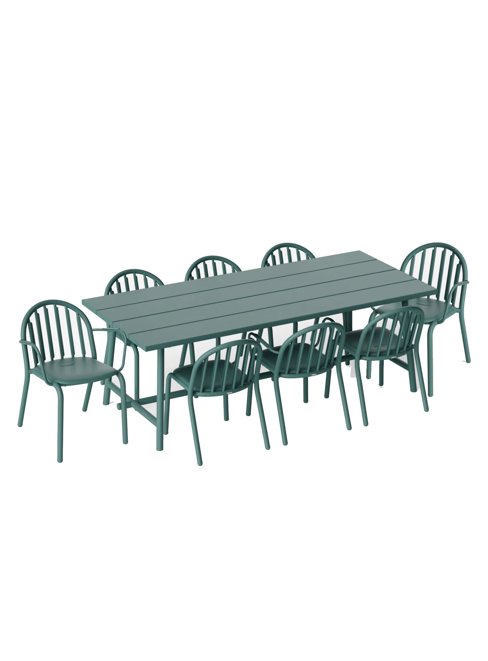 Fred's Dining Set<br> 1 Large Table + 8 Chairs - Image 19