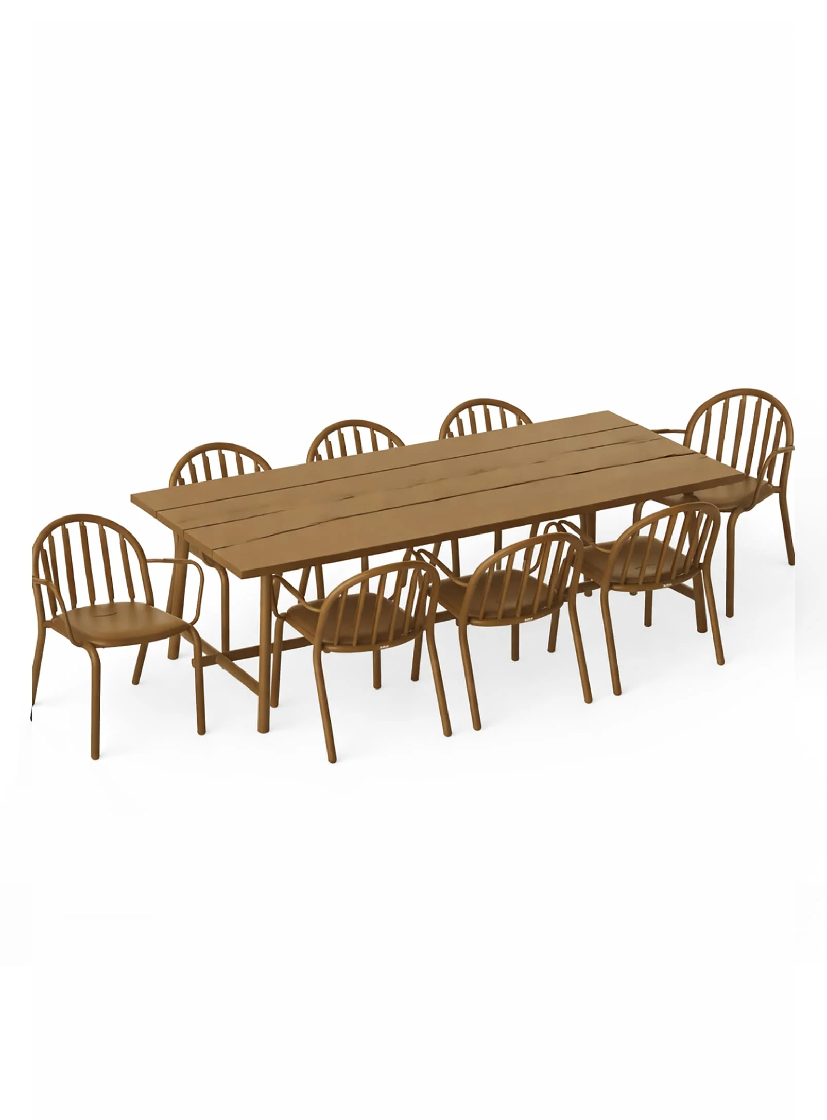 Fred's Dining Set<br> 1 Large Table + 8 Chairs - Image 24