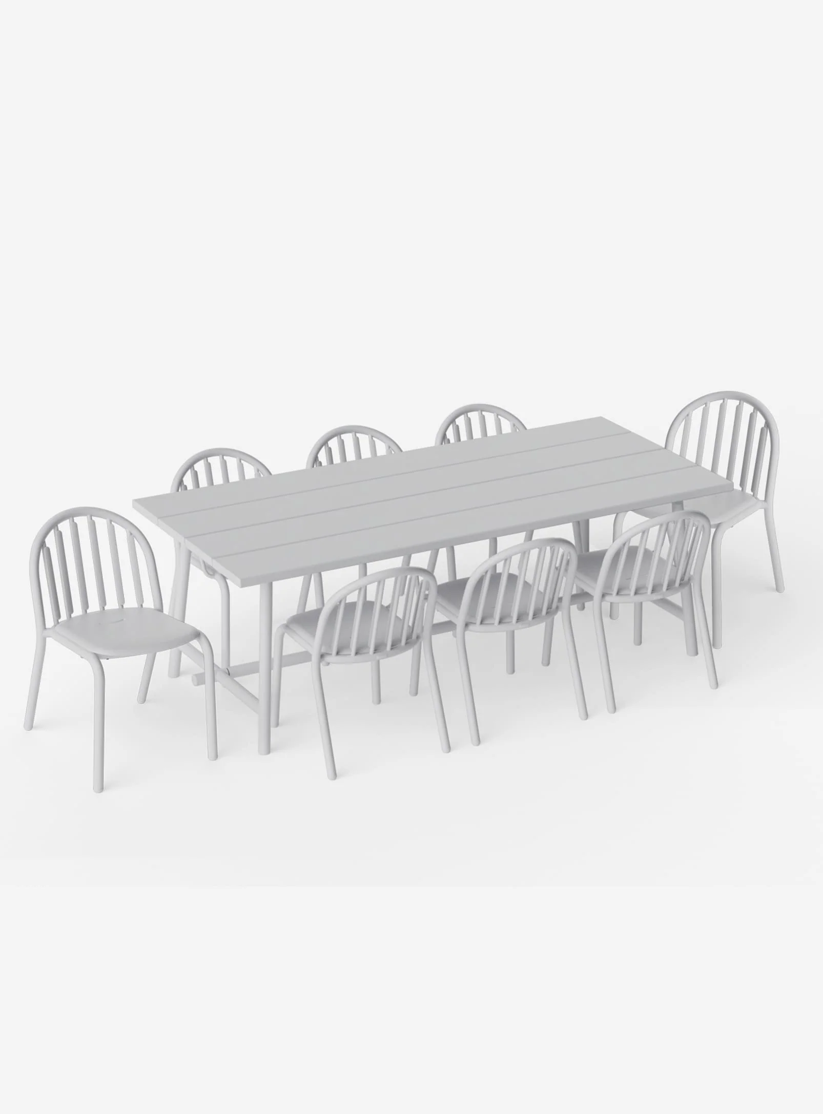 Fred's Dining Set<br> 1 Large Table + 8 Chairs - Image 25