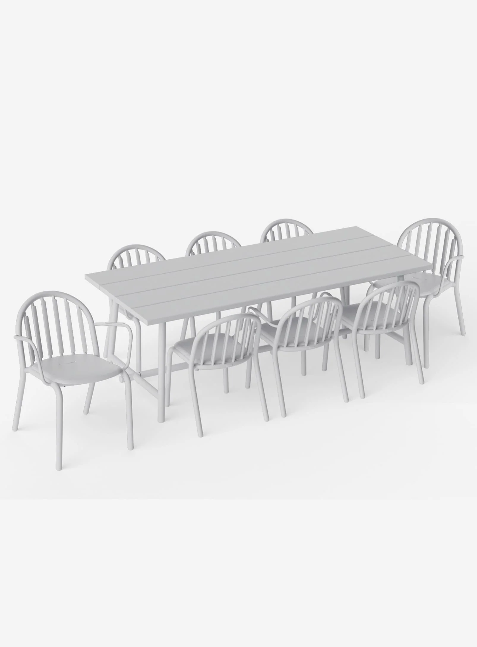 Fred's Dining Set<br> 1 Large Table + 8 Chairs - Image 27