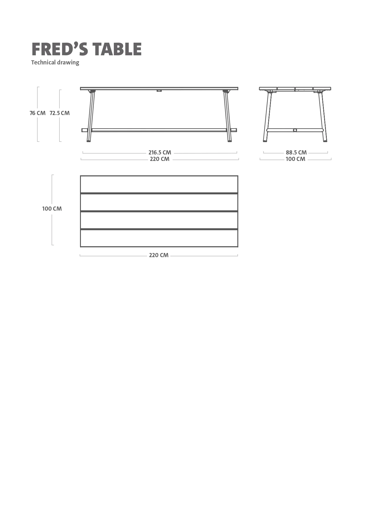 Fred's Dining Set<br> 1 Large Table + 8 Chairs - Image 7