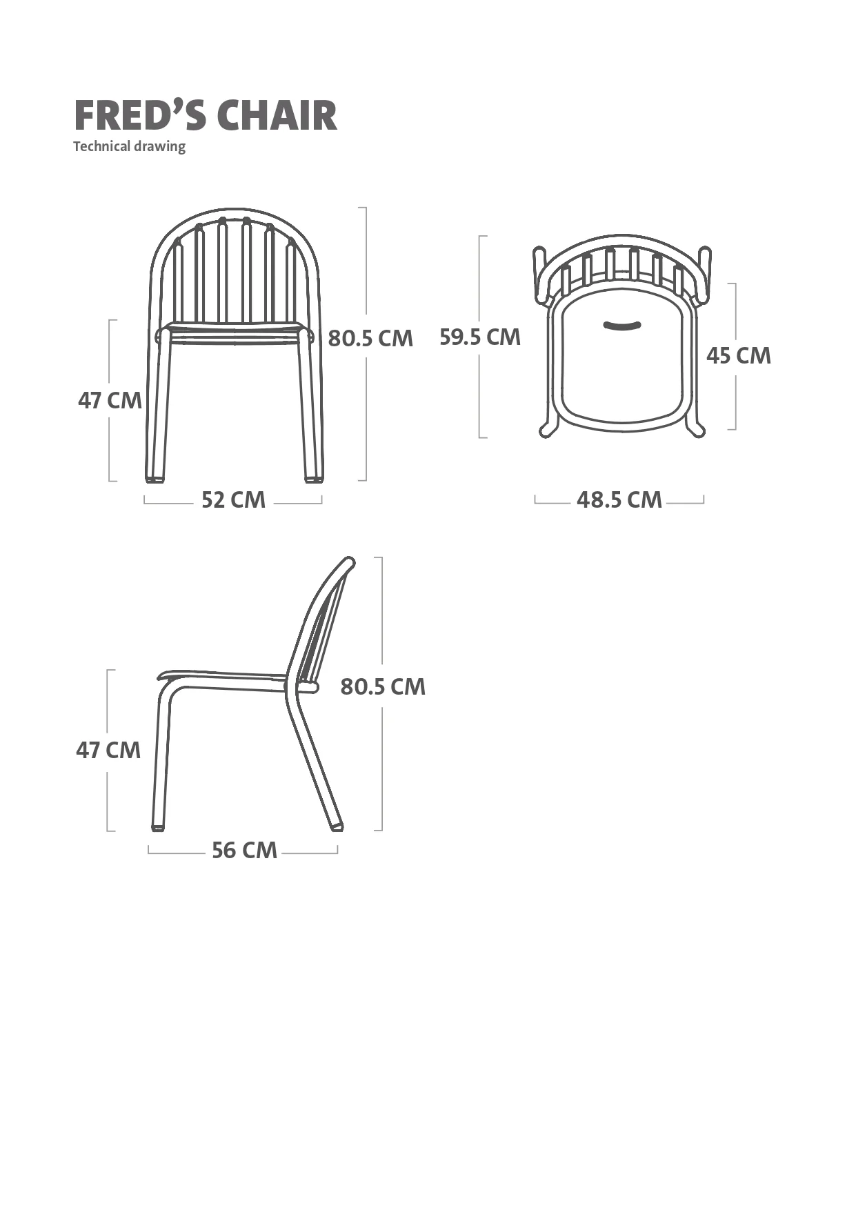 Fred's Chair<br> Set of 4 - Image 10