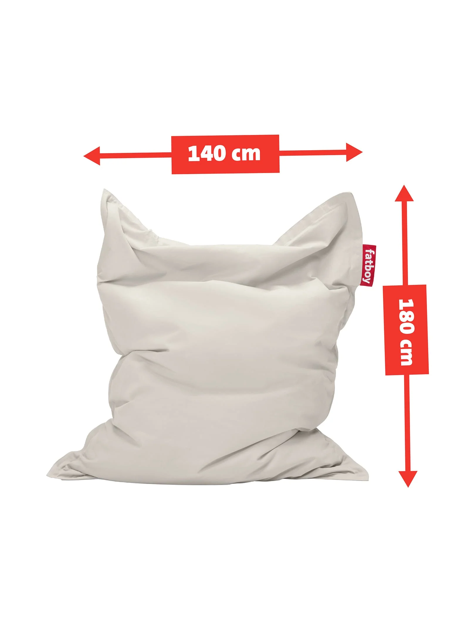 Original Stonewashed Bean Bag<br> Grey purple - Image 4