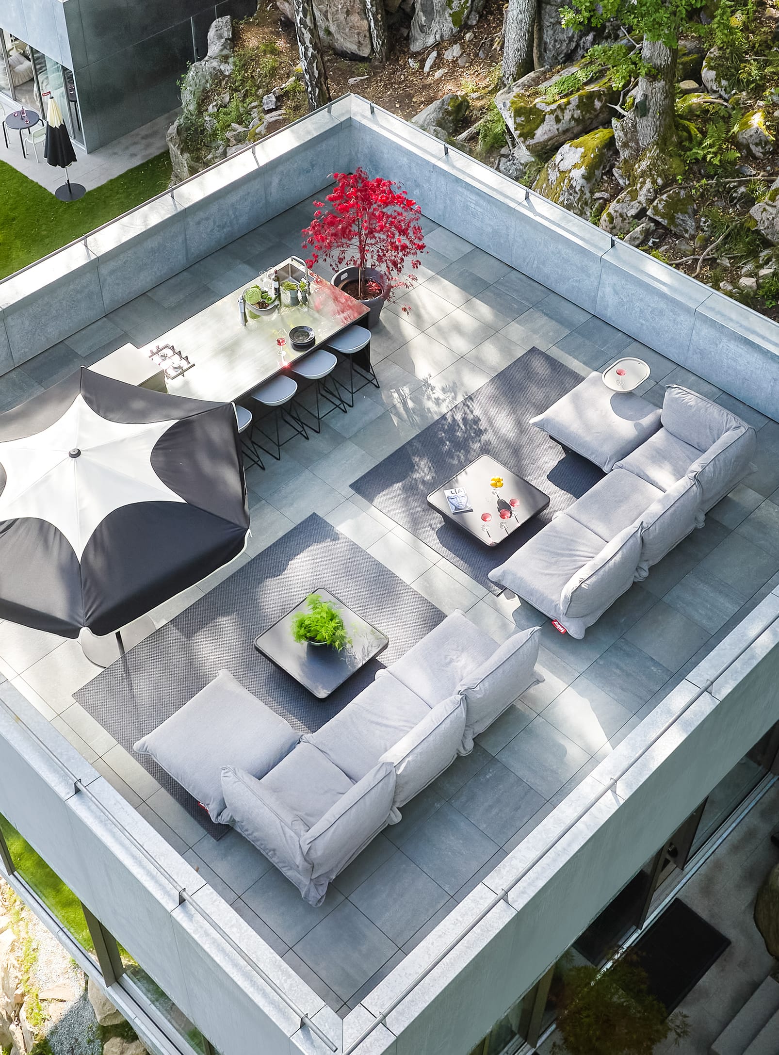 Paletti Outdoor Sectional Sofa<p> 4-seater - Image 3