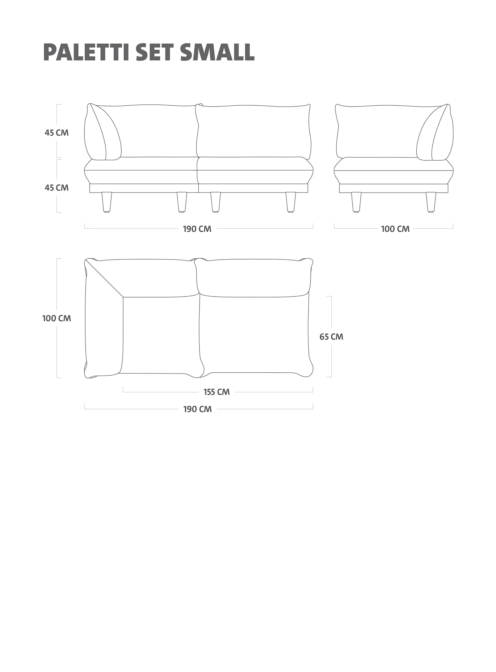 Paletti Outdoor Sofa<p> 2-seater - Image 7