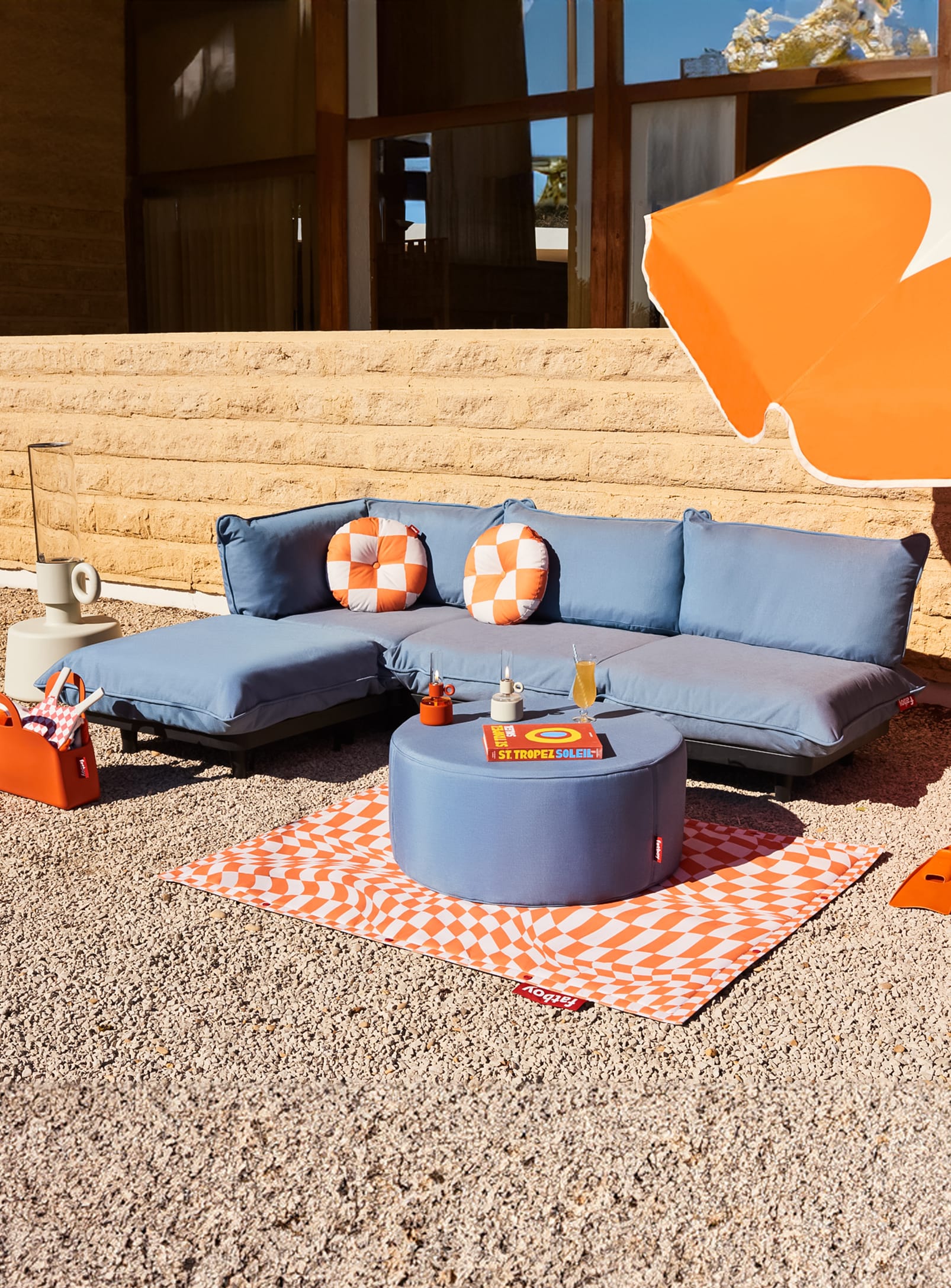Paletti Outdoor Sectional Sofa Units<br> Storm Blue - Image 3