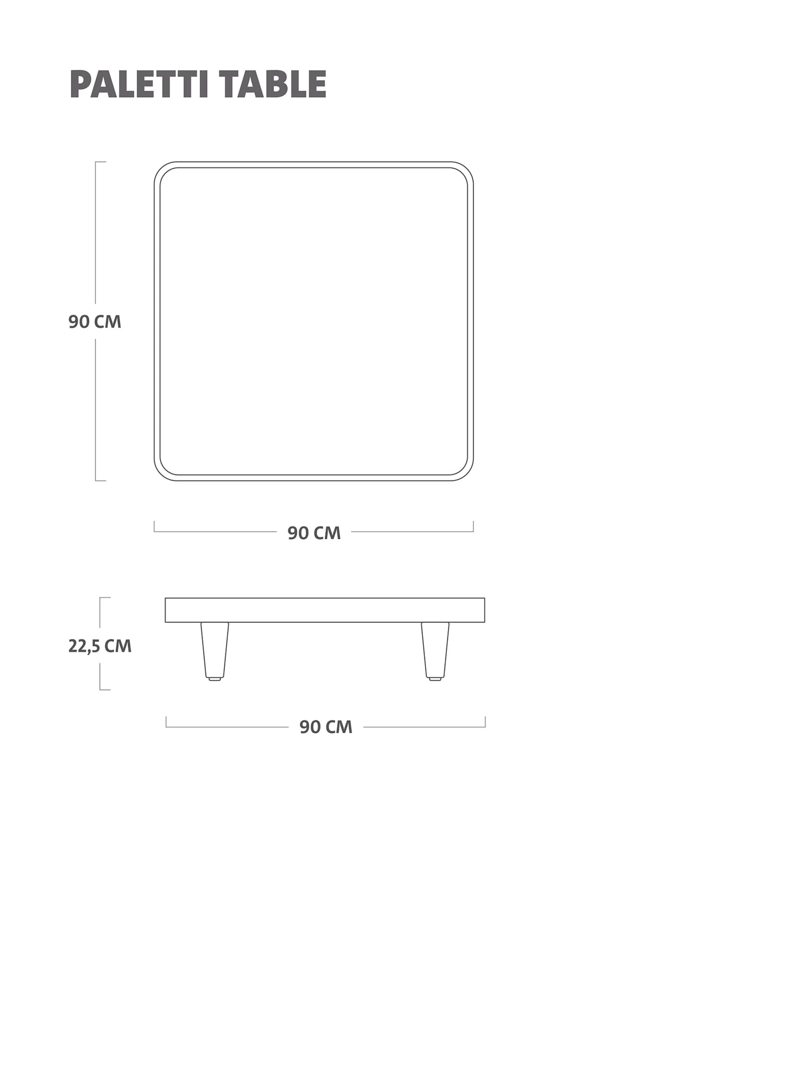 Paletti Outdoor Coffee Table - Image 7