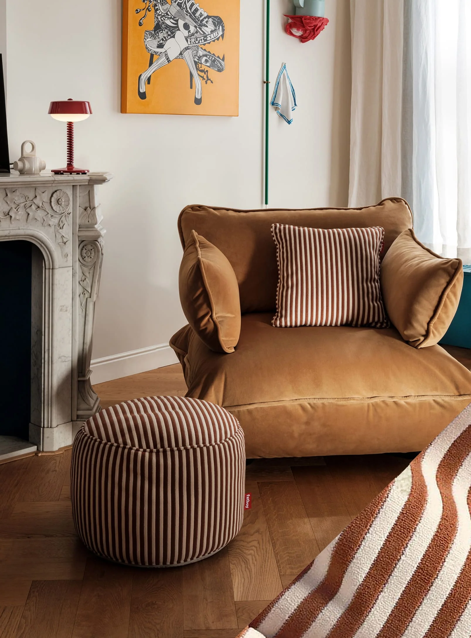 Point Terry<br> Ottoman and footrest