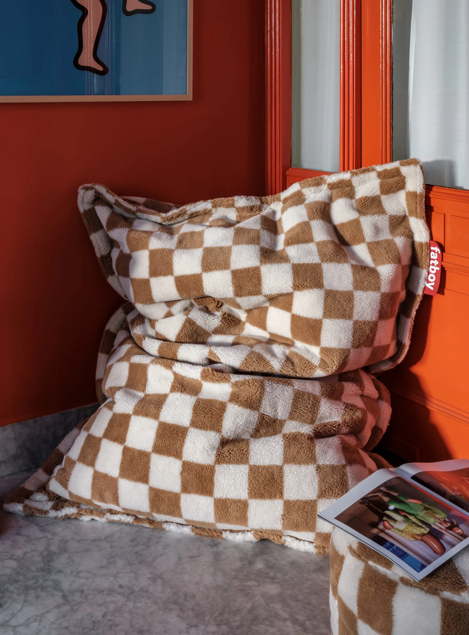 Slim Teddy Chess Bean Bag - Image 3