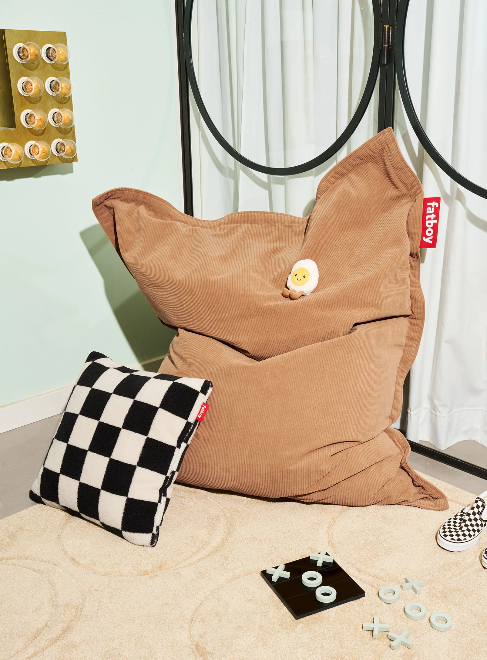 Square Pillow Teddy Chess - Image 2