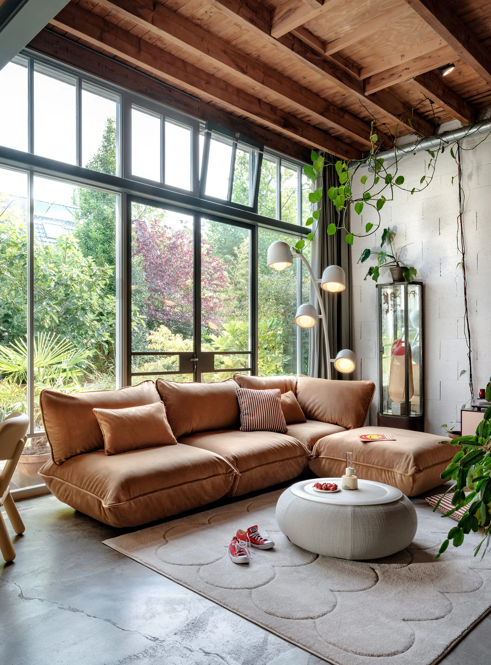 Sumo Sectional Sofa Velvet<p> 4-seater - Image 3