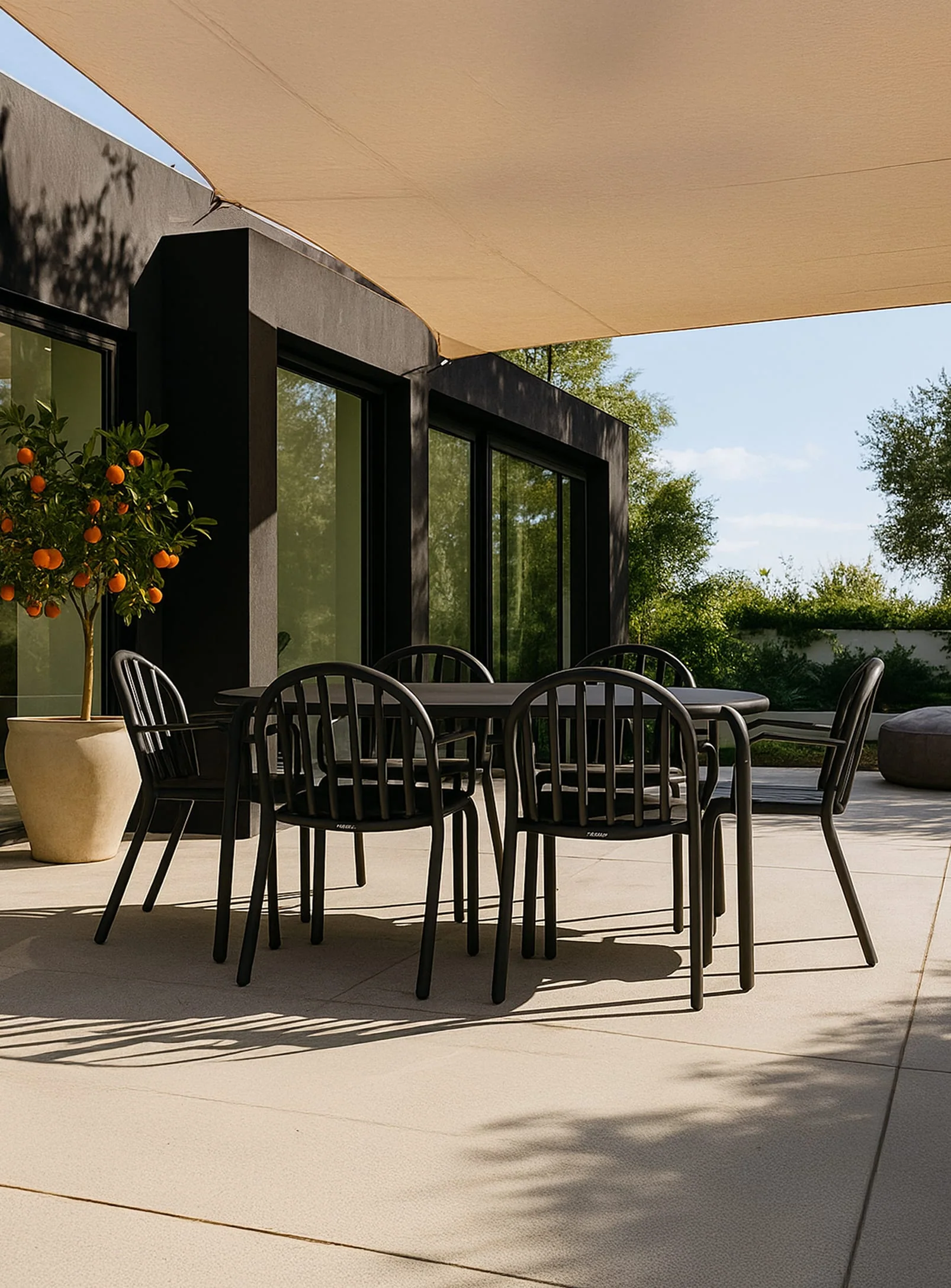Toní & Fred's Dining Set<br> 1 Toní Tavolo Table + 6 Fred's Chairs - Image 2