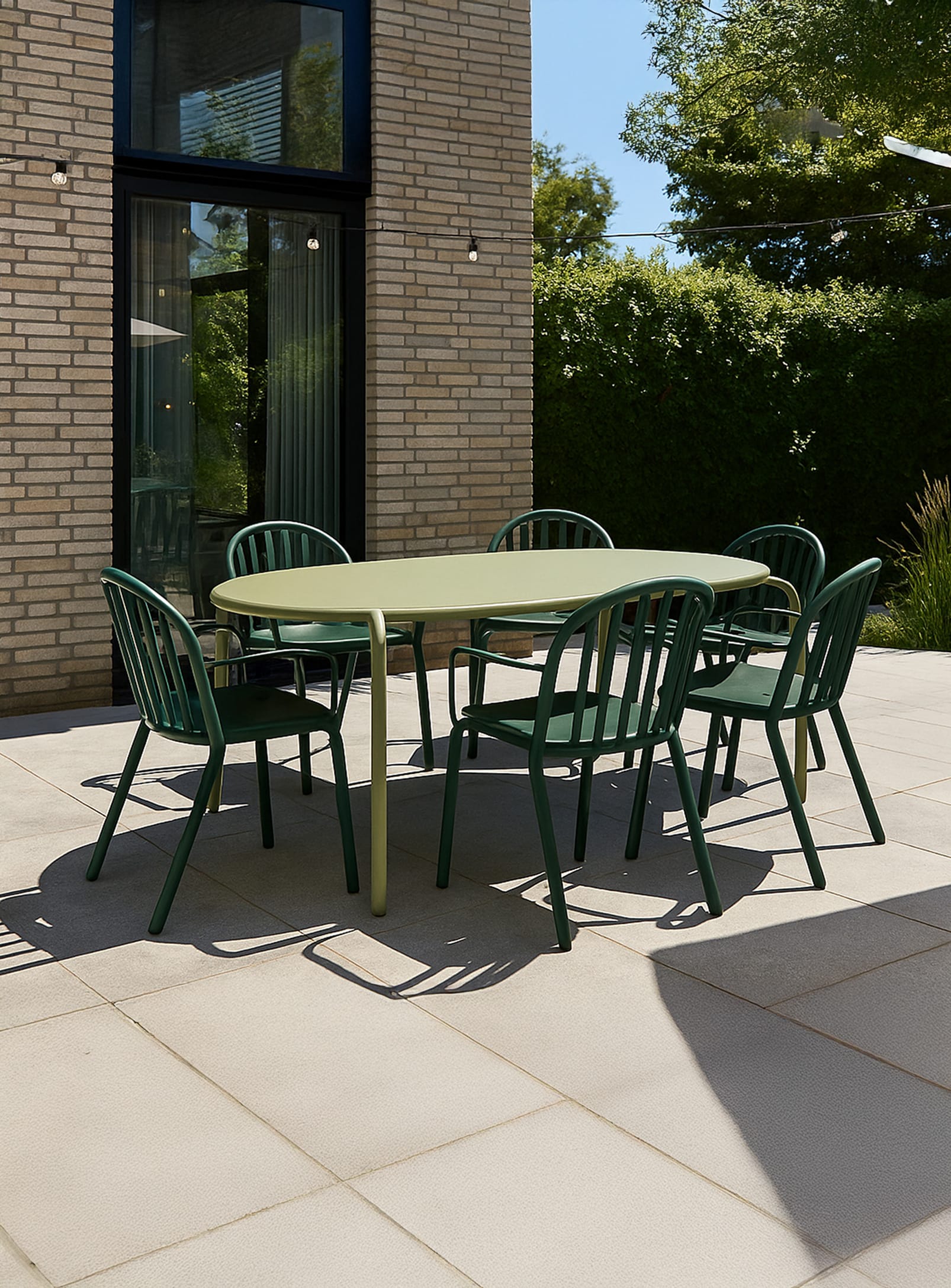 Toní & Fred's Dining Set<br> 1 Toní Tavolo Table + 6 Fred's Chairs - Image 3