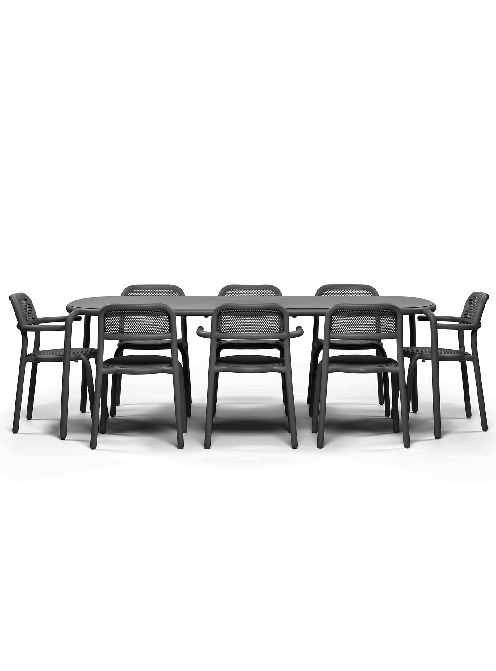 Toní Tablo Dining Set<br> 1 Large Table + 8 Chairs - Image 20