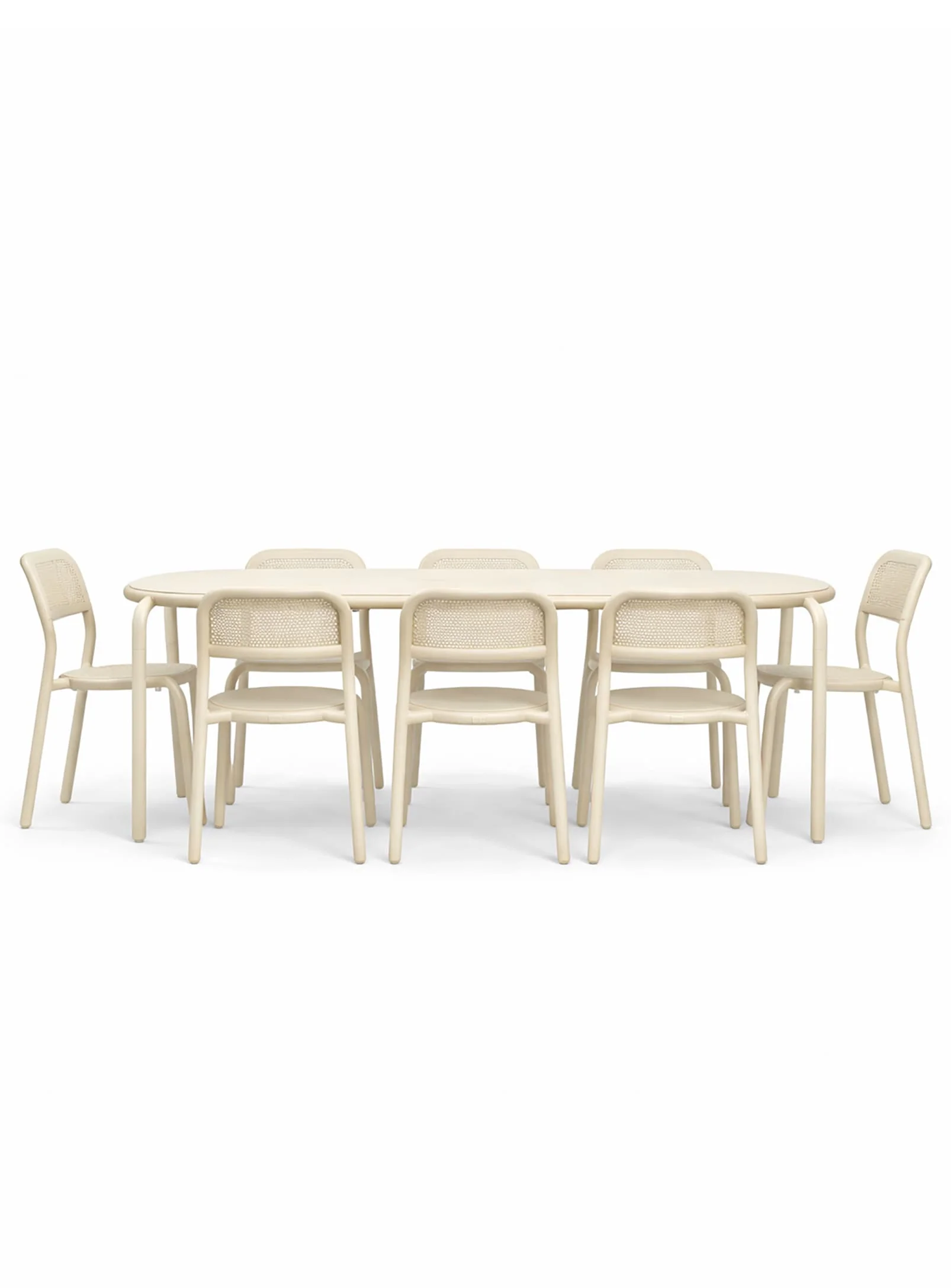 Toní Tablo Dining Set<br> 1 Large Table + 8 Chairs - Image 26