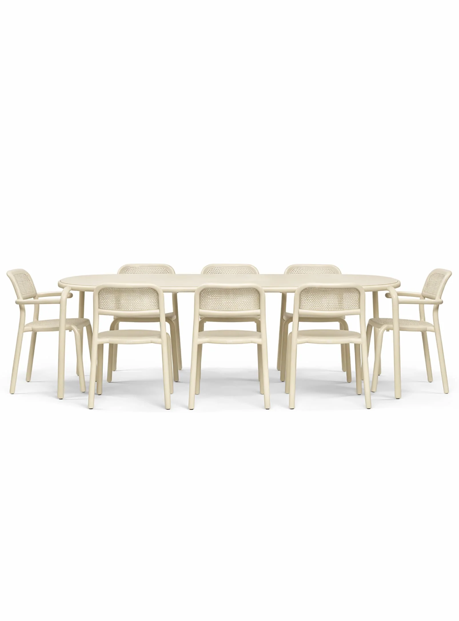 Toní Tablo Dining Set<br> 1 Large Table + 8 Chairs - Image 27